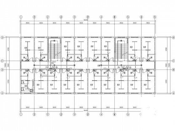 旅馆电气CAD施工图纸（人防） - 3