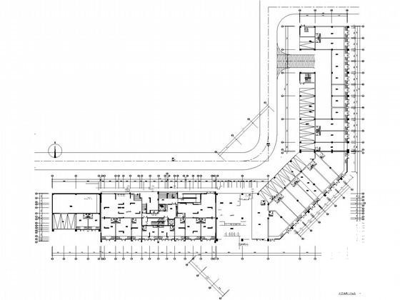 21层住宅楼电气CAD施工图纸（人防） - 1