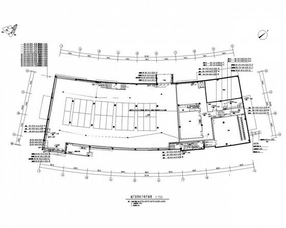 3层商业区电气设计CAD施工图纸（汽车库营业厅） - 2