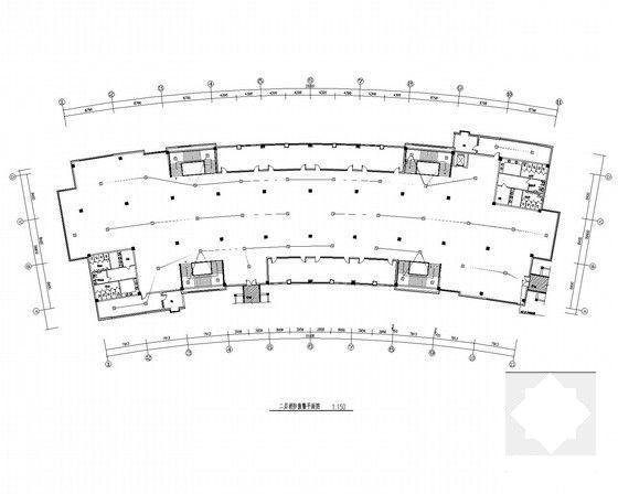 3层商业区电气设计CAD施工图纸（汽车库营业厅） - 5
