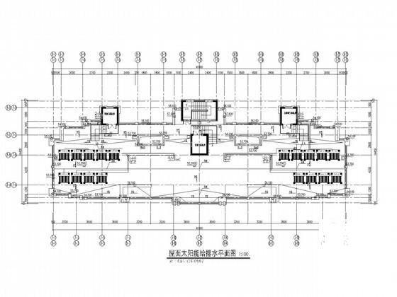 19层住宅楼给排水CAD施工图纸（太阳能热水） - 2