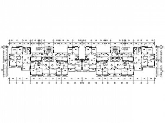 18层住宅楼小区电气CAD施工图纸（二级负荷） - 2