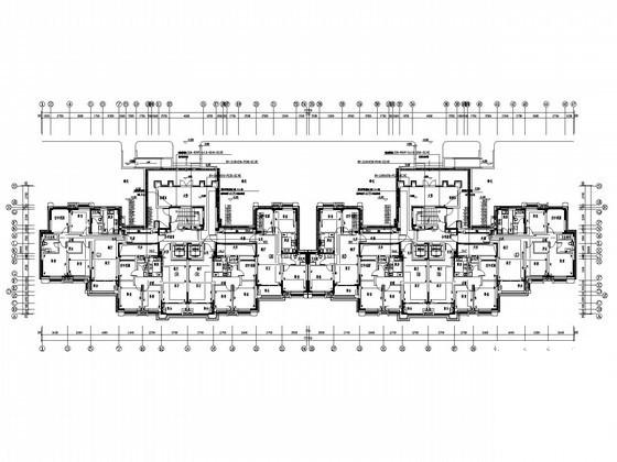 18层住宅楼小区电气CAD施工图纸（二级负荷） - 3