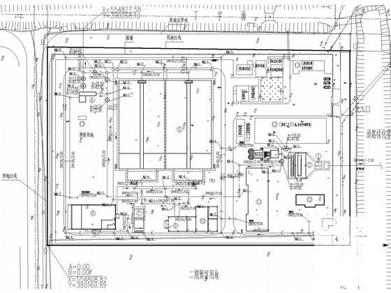 6万平污水处理厂建筑给排水及工艺施工图纸（CASS工艺） - 1