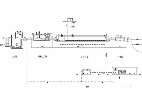 6万平污水处理厂建筑给排水及工艺施工图纸（CASS工艺） - 3