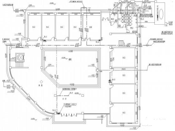 技工学校办公楼图书馆等建筑给排水CAD施工图纸 - 2