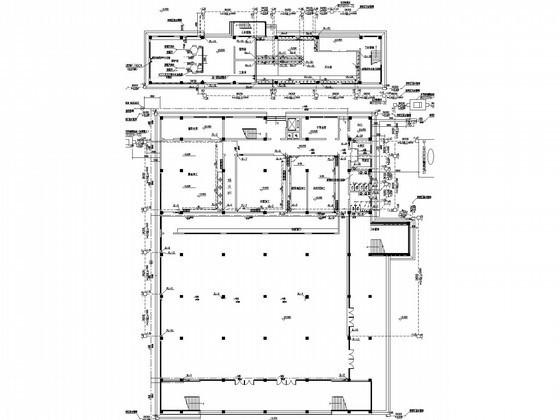 技工学校办公楼图书馆等建筑给排水CAD施工图纸 - 3