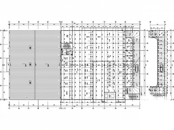 3层汽车4S店展厅及维修车间给排水CAD施工图纸（虹吸雨水系统） - 2