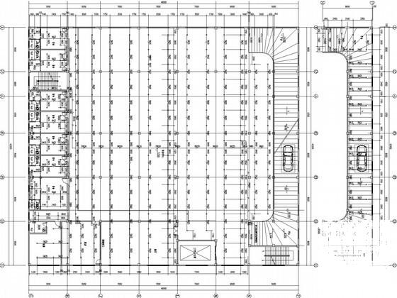 3层汽车4S店展厅及维修车间给排水CAD施工图纸（虹吸雨水系统） - 3
