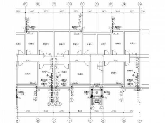 小区住宅楼群给排水CAD施工图纸（空调冷凝水系统） - 1