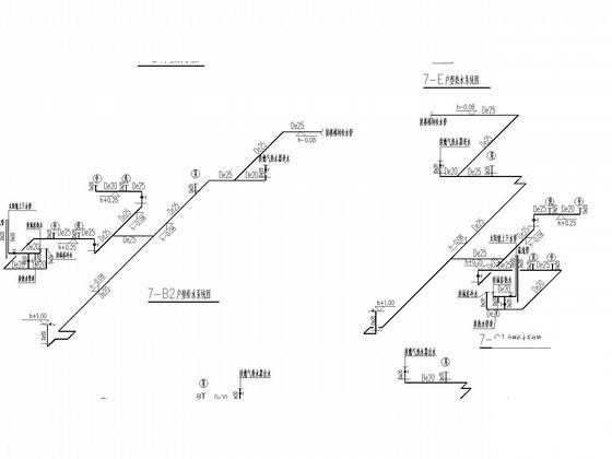 小区住宅楼群给排水CAD施工图纸（空调冷凝水系统） - 4