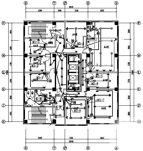 办公楼改造工程电气设计CAD施工图纸(防雷接地系统等) - 1