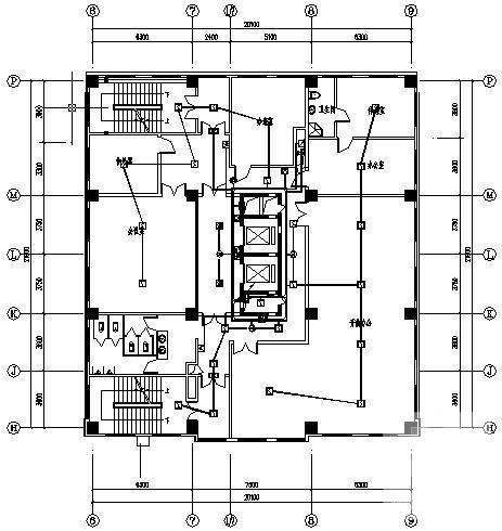 办公楼改造工程电气设计CAD施工图纸(防雷接地系统等) - 4