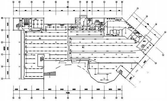 3层学校学生餐厅电气CAD施工图纸(防雷接地系统等) - 1