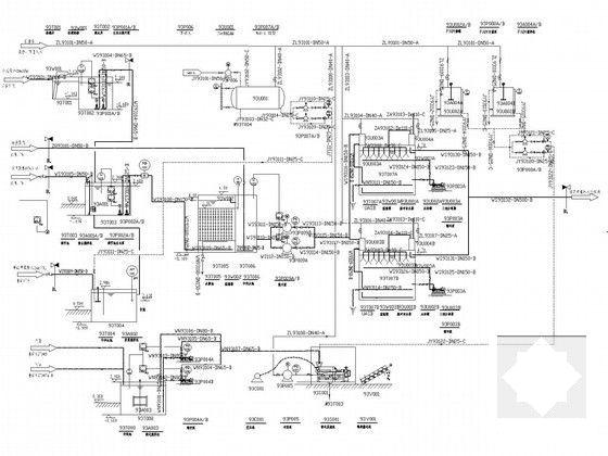 污水处理站污水预处理工程初步设计施工图纸（UASB工艺）(管道安装图) - 4