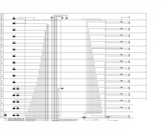 级重点高中15层综合楼电气CAD施工图纸(火灾监控系统图) - 3