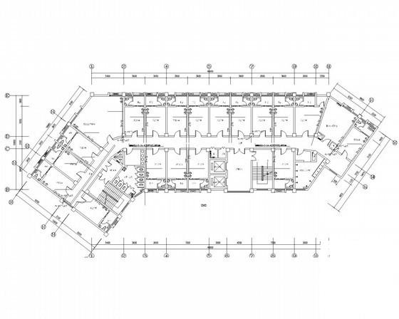 级重点高中15层综合楼电气CAD施工图纸(火灾监控系统图) - 4