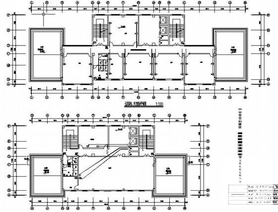 8层办公楼电气设计CAD施工图纸(综合布线系统) - 4