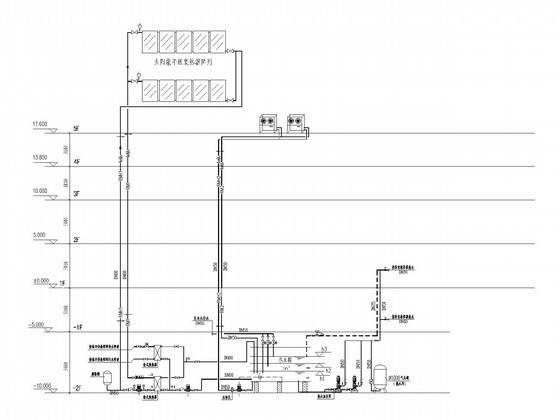 全民健身中心楼给排水CAD施工图纸（热水系统太阳能设备游泳设备） - 3
