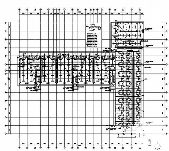 7层框架结构商住楼电气设计CAD施工图纸(防雷接地系统) - 1
