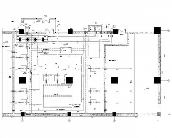 文化广播传媒中心给排水CAD施工图纸(泵房管道系统图) - 3