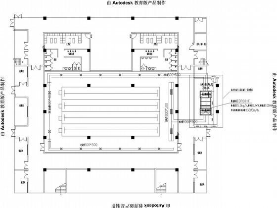 室内游泳池恒温恒湿给排水CAD施工图纸 - 2