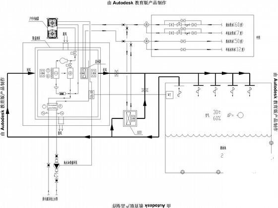 室内游泳池恒温恒湿给排水CAD施工图纸 - 3