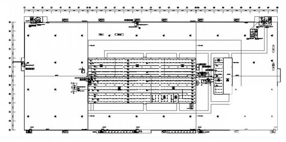 框架结构公司厂房生产车间电气CAD施工图纸(联动控制系统) - 1