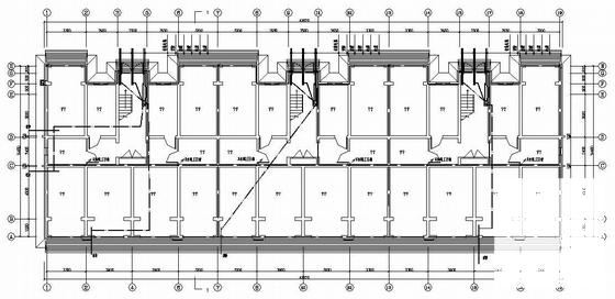 6层住宅楼电气设计CAD施工图纸(防雷接地系统) - 3