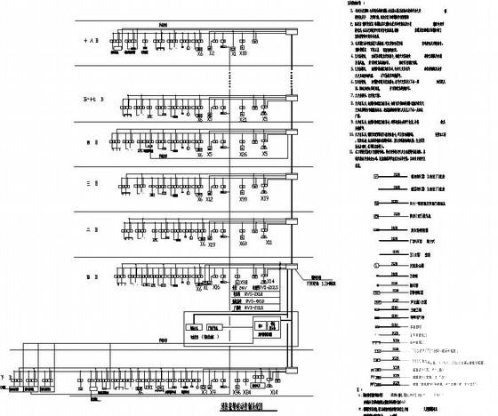 大厦电气设计CAD施工图纸(防雷接地系统) - 4