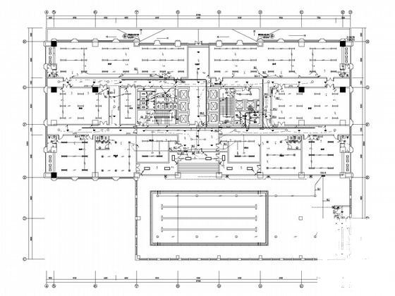 25层综合楼电气CAD施工图纸（办公楼和商业楼） - 1