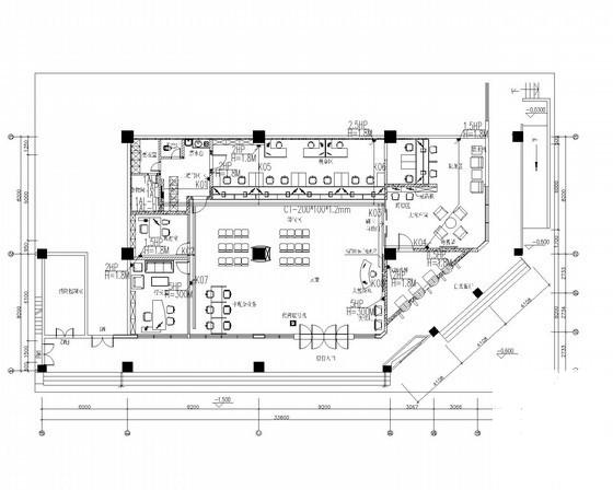 单层办公楼电气CAD施工图纸 - 1