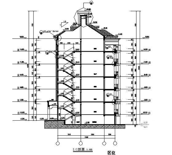 四千平6层住宅楼建筑施工CAD图纸(架空1层)(外墙保温) - 4