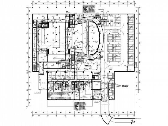 17层大型传媒中心电气CAD施工图纸（人防设计） - 2