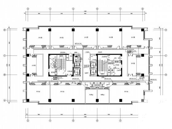 17层大型传媒中心电气CAD施工图纸（人防设计） - 3