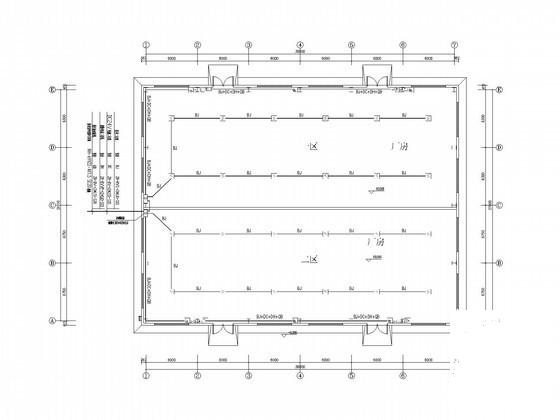 单层厂房电气CAD施工图纸（三级负荷） - 2