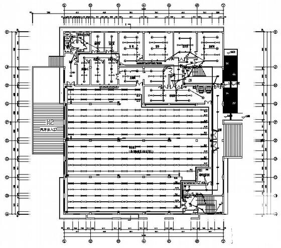 小学3层食堂电气设计CAD施工图纸 - 3