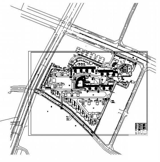 住宅小区智能化系统电气设计CAD施工图纸 - 1