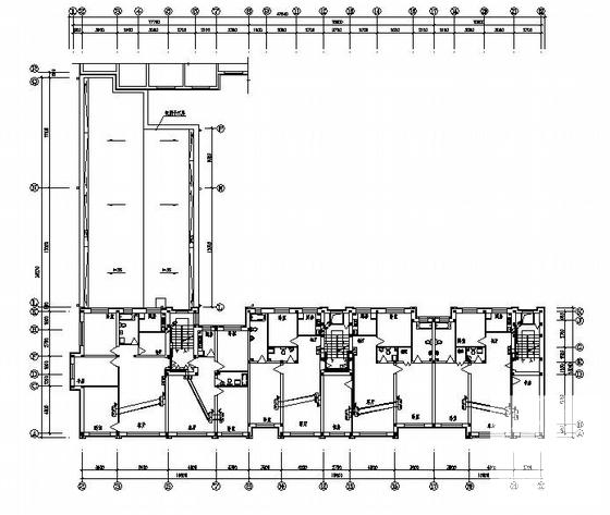5层住宅楼电气设计CAD施工图纸(底框砖混结构) - 2