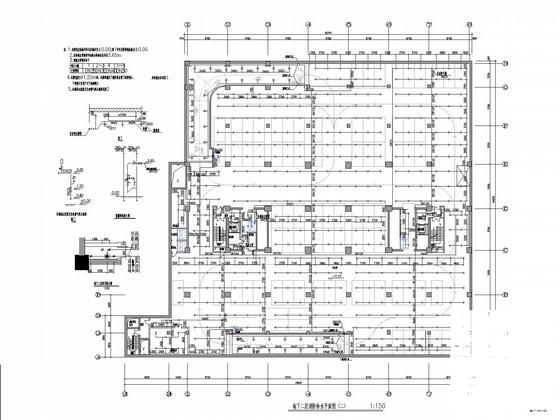 18层知名酒店会所给排水CAD施工图纸（直饮水系统中水回用系统） - 1