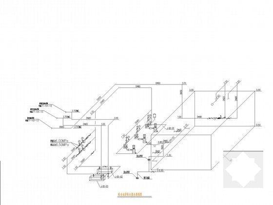 18层知名酒店会所给排水CAD施工图纸（直饮水系统中水回用系统） - 5