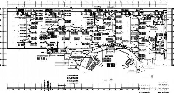 两层会展中心地下商场电气设计CAD施工图纸(火灾自动报警系统) - 2