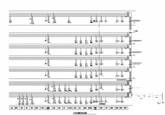 12层汽车广场博览中心电气设计CAD施工图纸(火灾报警系统) - 4