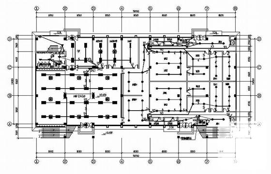公司2层食堂电气设计CAD施工图纸(综合布线系统) - 4