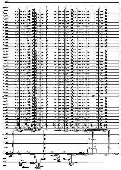 超高层商住楼给排水CAD施工图纸（46层） - 3