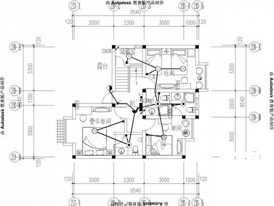 两层砌体结构安置房电气图纸（甲级设计院） - 1