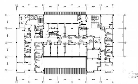 3层酒店装修电气设计CAD施工图纸(电缆桥架) - 1
