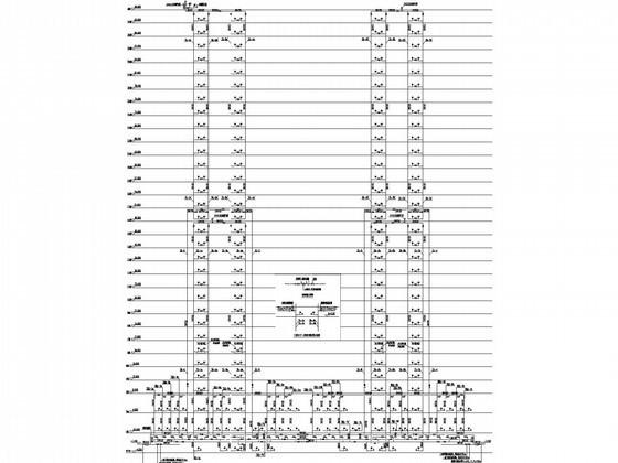 32层地标建筑商业综合体住宅楼给排水CAD施工图纸（2栋楼）(自动喷淋系统图) - 4