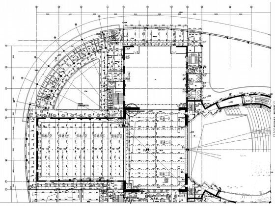 3.7万平4层大型剧院建筑给排水CAD施工图纸（大空间智能灭火水幕系统） - 2