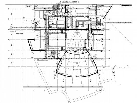 3.7万平4层大型剧院建筑给排水CAD施工图纸（大空间智能灭火水幕系统） - 3